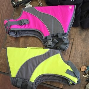 Good2Go Vibrant Pink and Neon Yellow Dog Vests